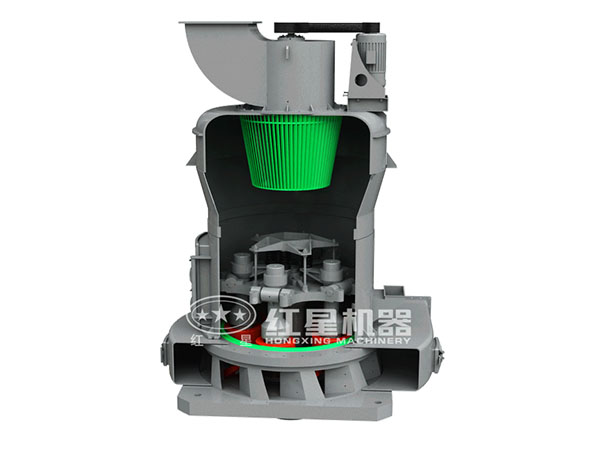 重晶石磨粉機的結構及其工作原理圖