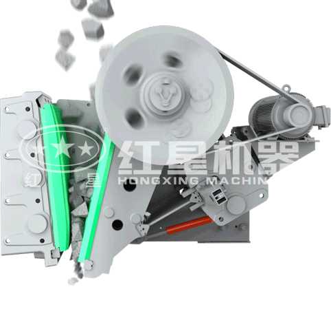 高嶺土顎式破碎機工作原理動態圖
