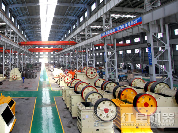 孔雀石破碎機廠區圖