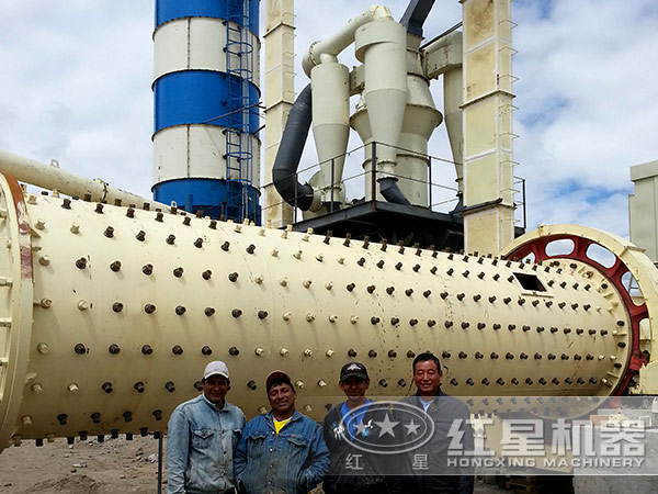 球磨機生產現場
