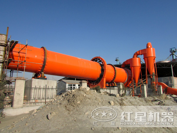 小型優質河沙烘干機生產現場