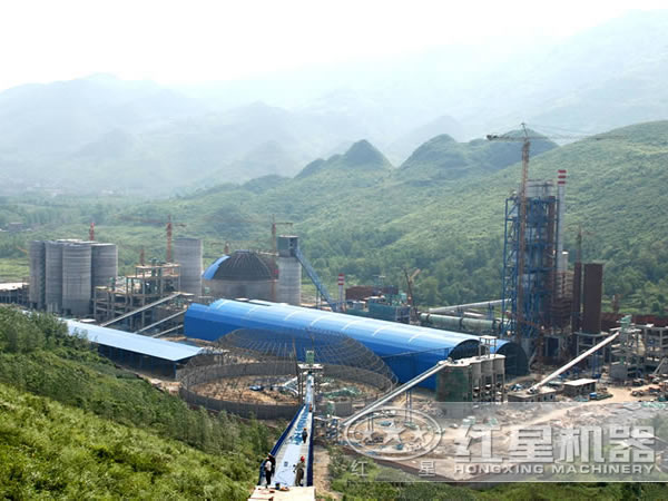 水泥生產線現場