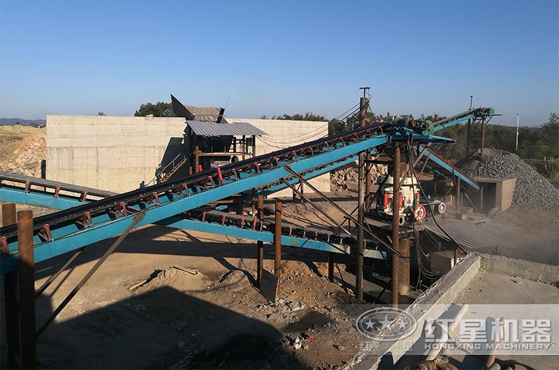 石頭粉碎制砂生產線