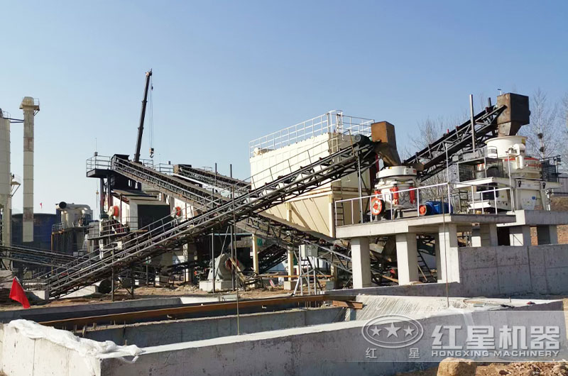標準完備型912機砂石料生產線現場