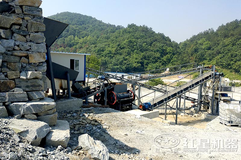 碎石生產(chǎn)線在建現(xiàn)場視頻