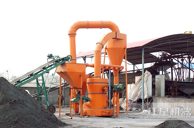 粉煤灰磨粉加工現場圖片