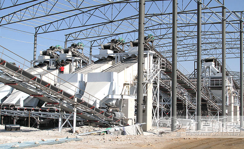 圓振動篩搭建現場視頻