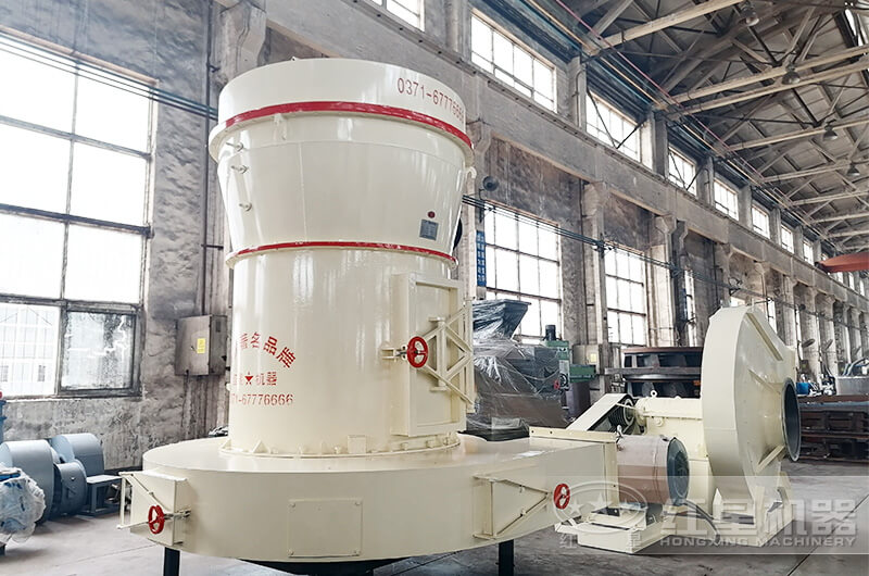 粉煤灰雷蒙磨現場實拍圖