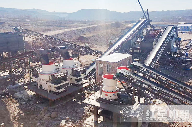 大型精品砂加工生產客戶現場