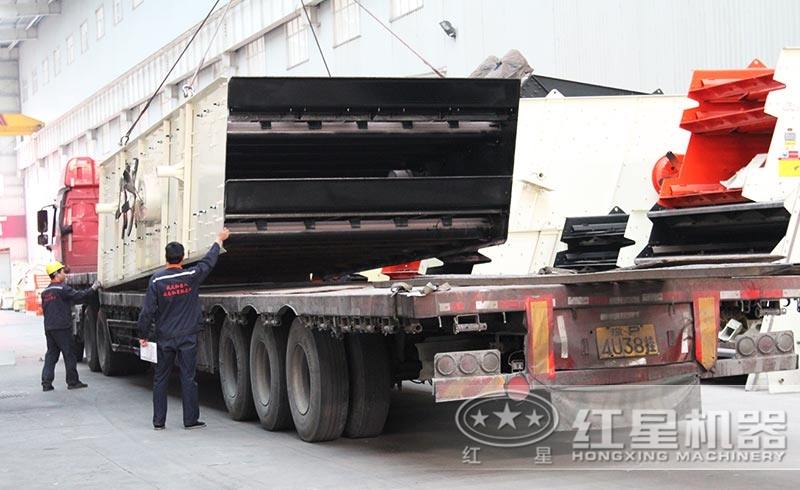 圓振動篩發貨現場