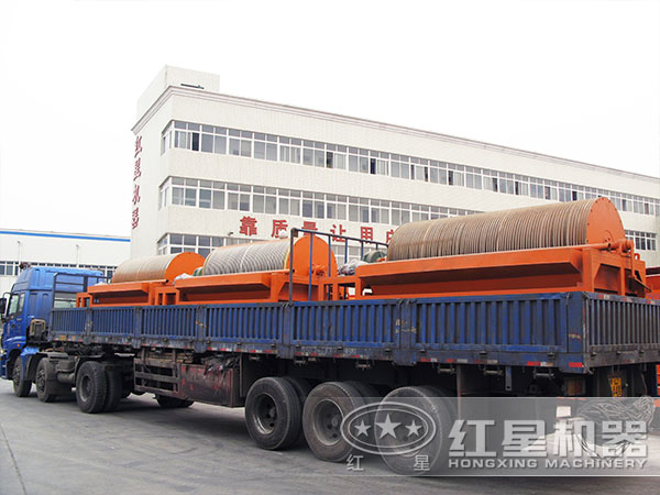 高梯度磁選機發貨現場