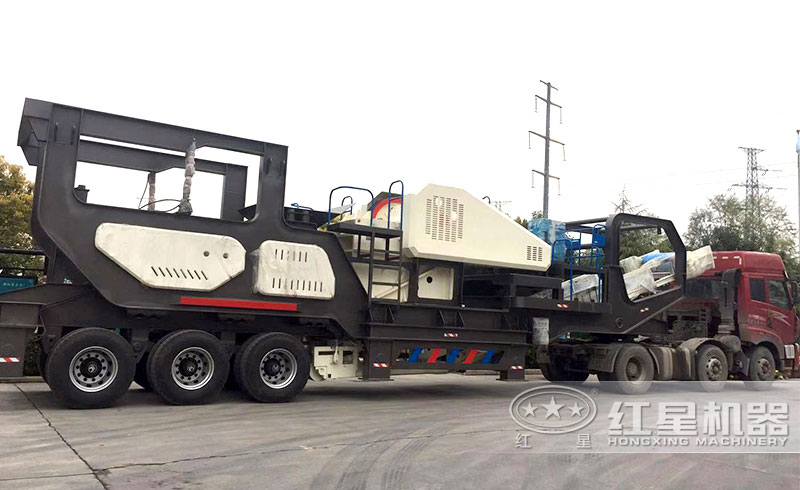 移動式建筑廢料粉碎機發往吉林