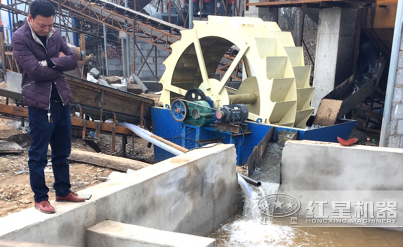 河北用戶石粉生產現場