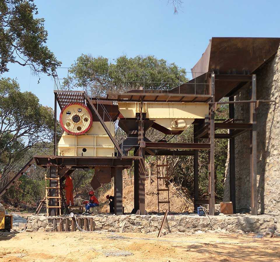 浙江時產500噸石料破碎生產線