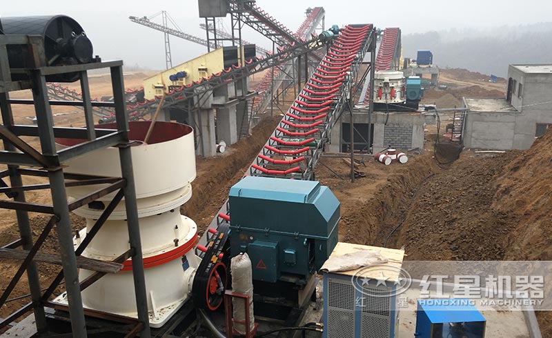 湖南用戶破碎生產現場 湖南用戶破碎生產現場