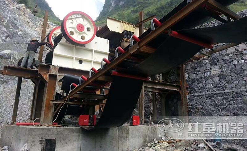 顎式破碎機(jī)開(kāi)始工作了