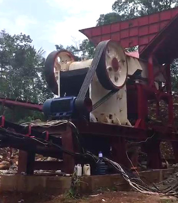 印尼時產150噸河石破碎生產線現場