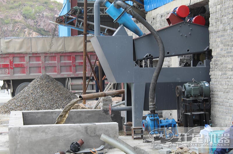 脫水篩,建設沉淀池,水可循環利用