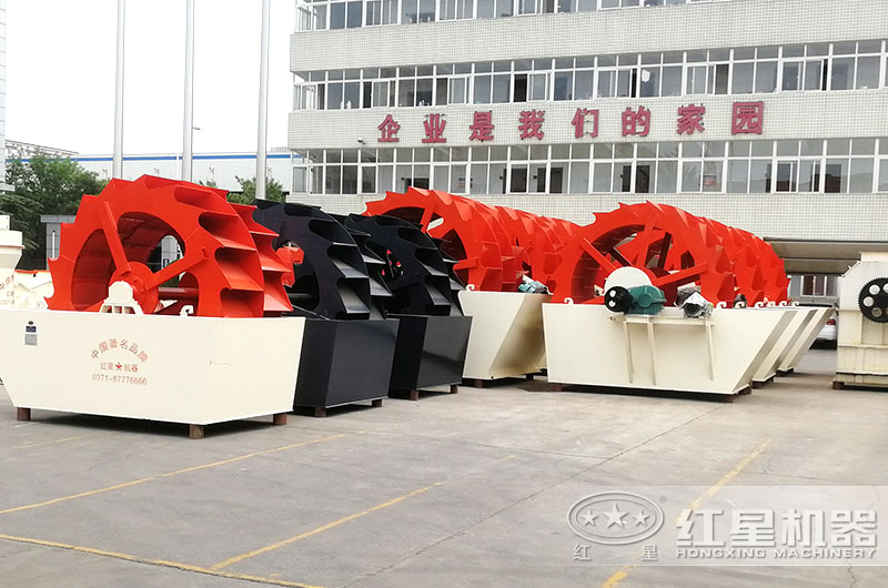 水輪式洗砂機設備實拍圖