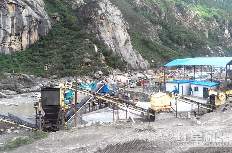 制沙作業現場（山西）