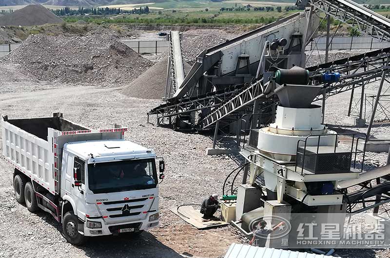 江蘇干法制砂生產現場