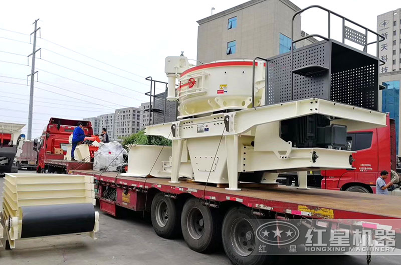 時產200噸造沙機發往山東