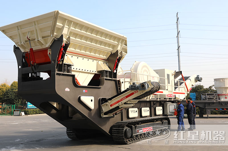 移動打石粉機器