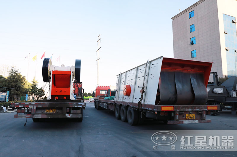 一套碎石機設備發貨中 一套碎石機設備發貨中