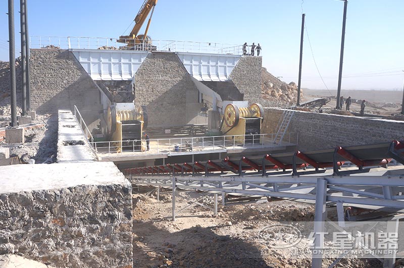 河北客戶碎石生產現場實拍圖 河北客戶碎石生產現場實拍圖