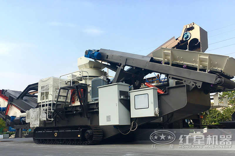 圖3：配置圓錐破，可處理硬石頭