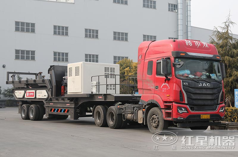 流動(dòng)式砂石粉碎機(jī)發(fā)往浙江 流動(dòng)式砂石粉碎機(jī)發(fā)往浙江