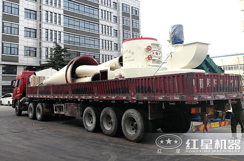 一天產100噸石灰石雷蒙磨粉機發貨