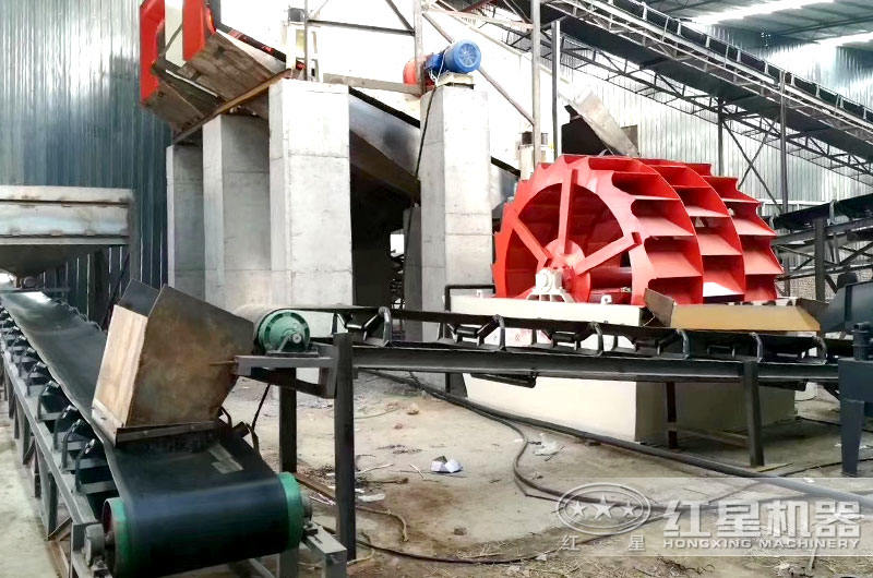 小型洗沙機現場安裝圖片