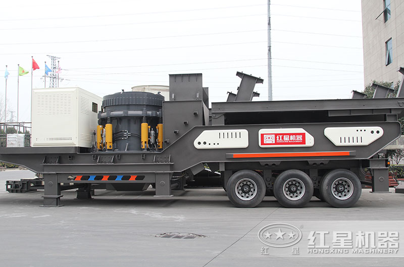 圓錐式輪胎流動石子破碎機產品直拍圖