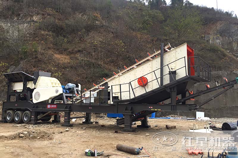 小型移動石子機更能適應復雜的作業環境