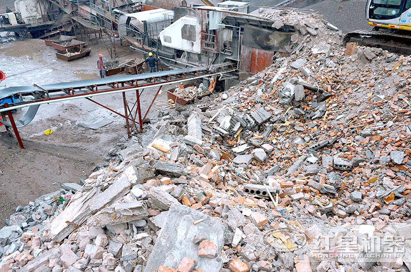 建筑垃圾處理現場 建筑垃圾處理現場