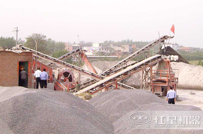 制砂生產現場