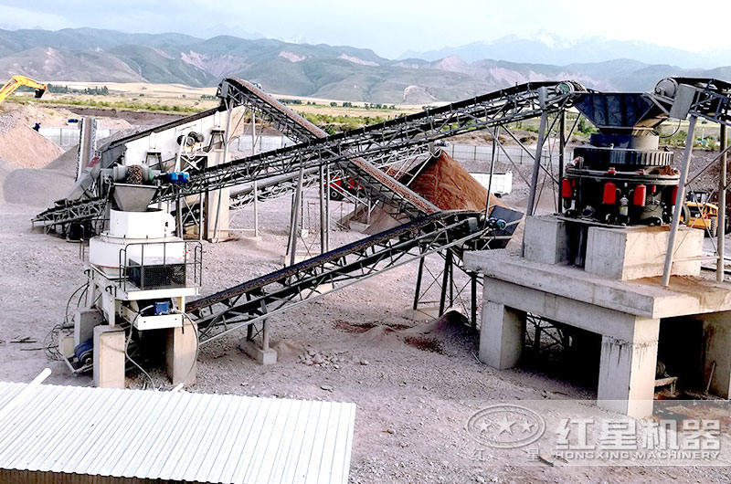 砂石生產現場:圓錐破碎機+沖擊式破碎機 砂石生產現場:圓錐破碎機+沖擊式破碎機
