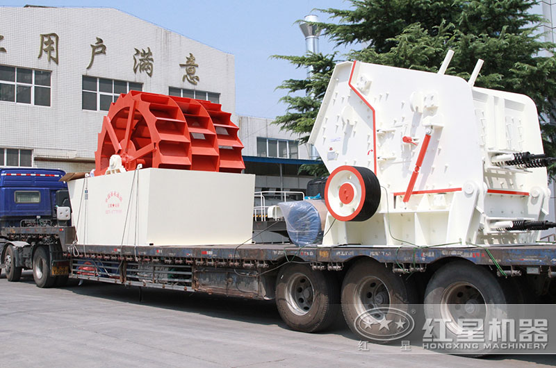 1520反擊破碎機發貨啦！前往山東！