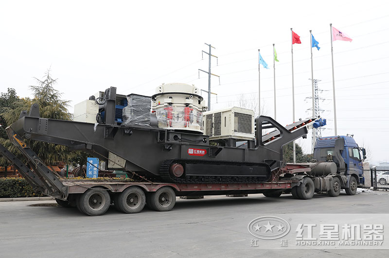 紅星履帶式移動打砂機又發貨啦！即定即發！