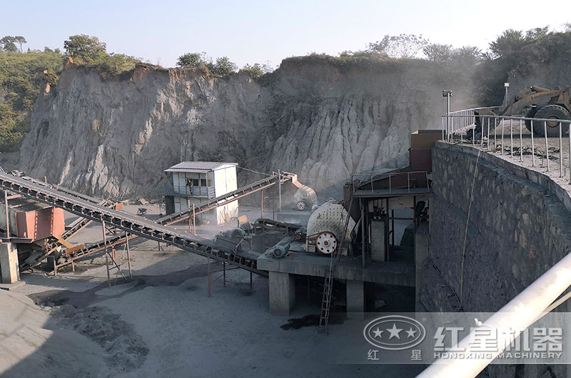 煤矸石碎石生產線，錘式破碎機，簡化工藝流程