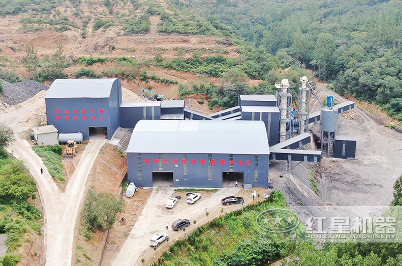 河南登封砂石廠，全封閉，更環(huán)保