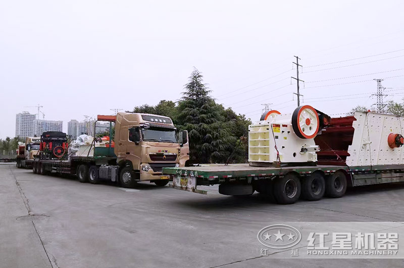 小型破石機發貨現場